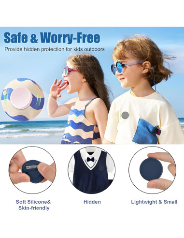 Funda Oculta para AirTag Bottle Beat - Paquete de 4, Seguridad Niños