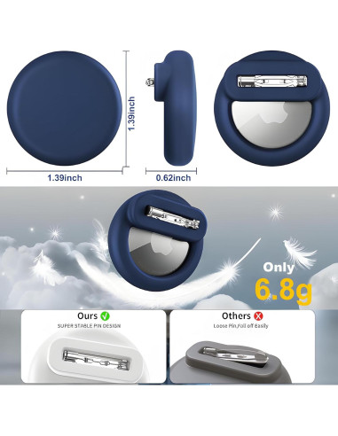 Funda Oculta para AirTag Bottle Beat - Paquete de 4, Seguridad Niños