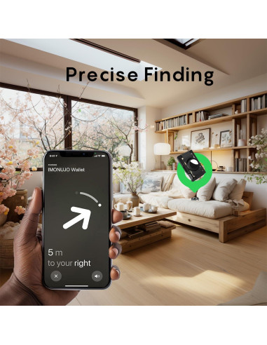 Soporte para AirTag Ridge Wallet - Funda Aluminio Slim RFID