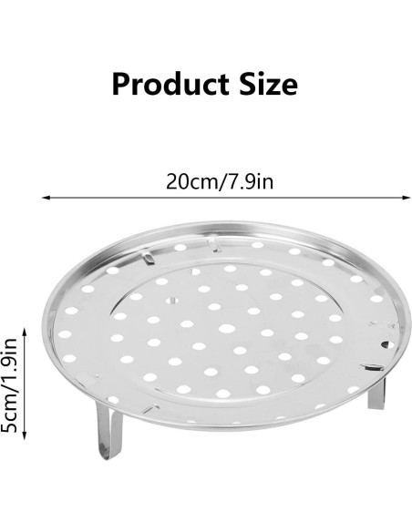 Rejilla de Vapor de Acero Inoxidable 20cm para Olla a Presión Rejilla de Vapor de Acero Inoxidable 20cm para Olla a Presión