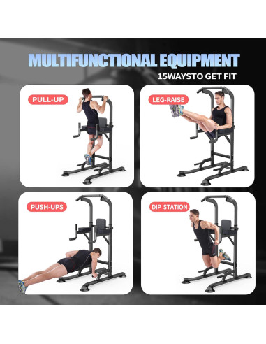 Torre de Potencia K KiNGKANG Ajustable para Entrenamiento en Casa