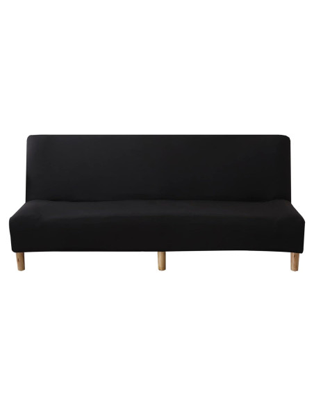 Funda de Futón WOMACO Negra para Sofá Cama 63-75 Pulgadas Funda de Futón WOMACO Negra para Sofá Cama 63-75 Pulgadas