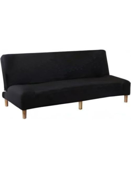 Funda de Futón WOMACO Negra para Sofá Cama 63-75 Pulgadas Funda de Futón WOMACO Negra para Sofá Cama 63-75 Pulgadas