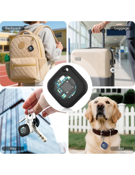 Rastreador Inteligente Natyos con Alarma y Batería CR2032 Rastreador Inteligente Natyos con Alarma y Batería CR2032