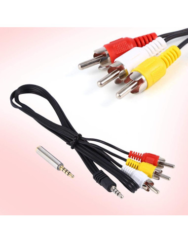 Cable AV Mejorado Fosa para 2 Modelo B+ 68.5cm Audio y Video