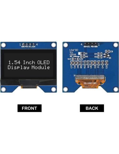 Módulo OLED 1.54" Coliao 128x64 I2C SSD1309 Pantalla