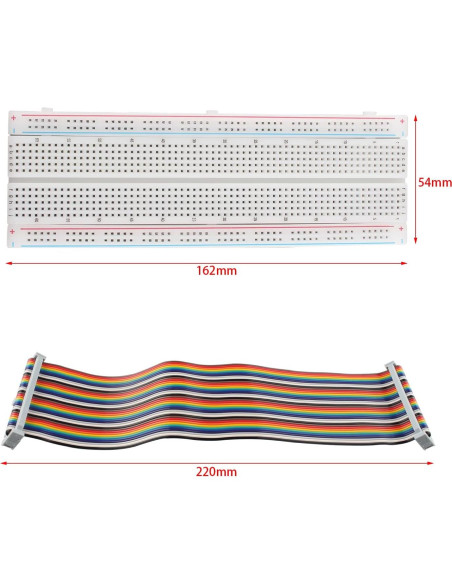 Kit Expansión GPIO ZDE para Raspberry Pi 5 4B 3B+ 3B 2B Kit Expansión GPIO ZDE para Raspberry Pi 5 4B 3B+ 3B 2B