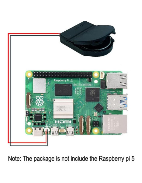 Soporte de Batería RTC Treedix para Raspberry Pi 5 - 2 Piezas Soporte de Batería RTC Treedix para Raspberry Pi 5 - 2 Piezas
