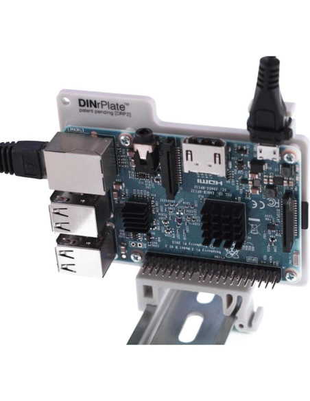 Soporte para riel DIN DINrPlate para Raspberry Pi 2/3/4/5 Soporte para riel DIN DINrPlate para Raspberry Pi 2/3/4/5