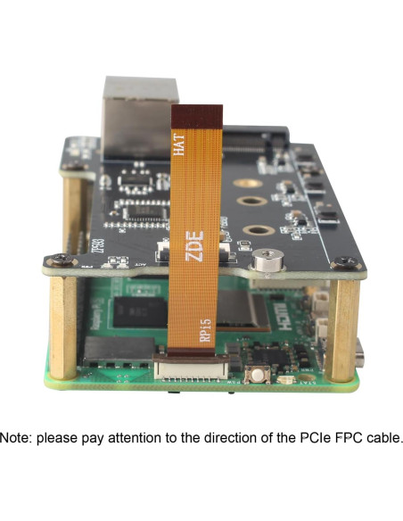 Adaptador ZDE ZP593 PCIe a Ethernet 2.5G para Raspberry Pi 5 Adaptador ZDE ZP593 PCIe a Ethernet 2.5G para Raspberry Pi 5
