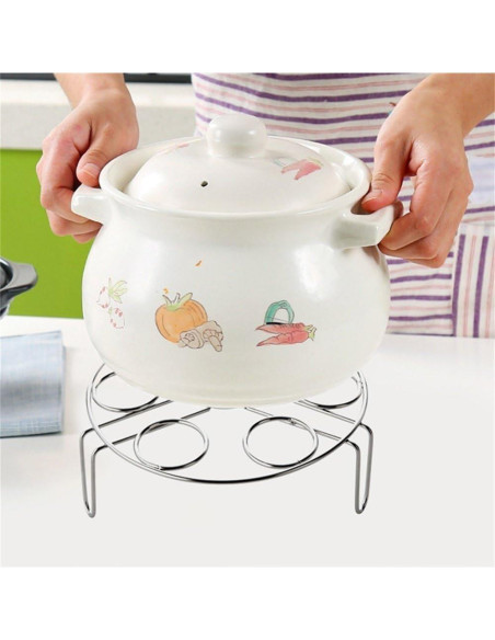 Soporte Vaporera Alamic 5-8 Qt Acero Inoxidable Multifuncional Soporte Vaporera Alamic 5-8 Qt Acero Inoxidable Multifuncional