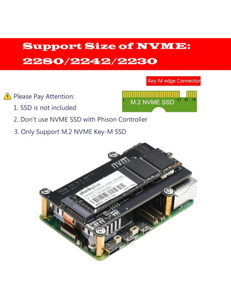 Caja de metal iUniker para Raspberry Pi 5 con enfriador y placa NVMe Caja de metal iUniker para Raspberry Pi 5 con enfriador y placa NVMe