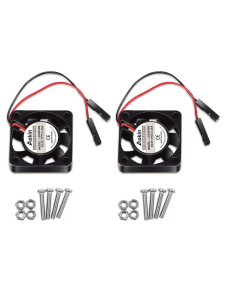 Ventilador de Enfriamiento DORHEA 30x30x7mm 2pcs para Raspberry Pi Ventilador de Enfriamiento DORHEA 30x30x7mm 2pcs para Raspberry Pi