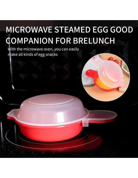 Cocinero de Huevos KINMINGZHU 2 Piezas Antiadherente Cocinero de Huevos KINMINGZHU 2 Piezas Antiadherente