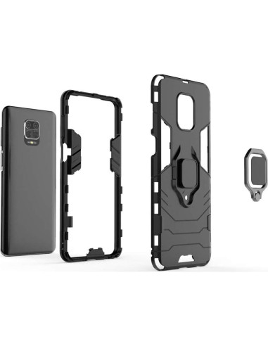 Funda Dura para Xiaomi Redmi Note 9S/Pro/Pro Max - Negro
