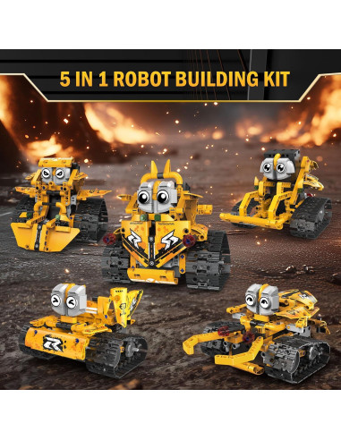 Kit de Construcción de Robots STEM 5 en 1 Shantou 269 Piezas
