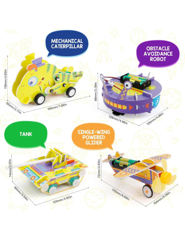 Kits STEM para Niños 8-12 Años - Proyectos de Robótica y Ciencia