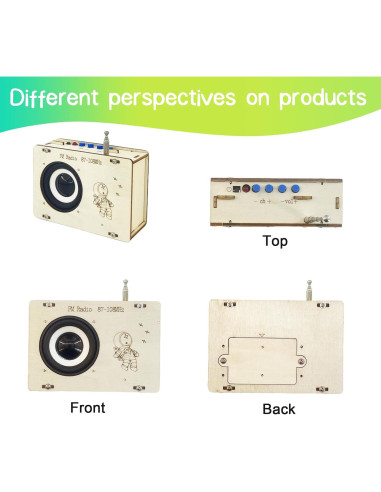 Kit de Radio DIY MAGIXUN para Niños 8-16 Años - STEM
