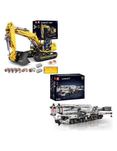 Set de Construcción Mould King 17007 Excavadora RC LTM11200 Set de Construcción Mould King 17007 Excavadora RC LTM11200