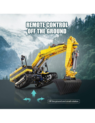 Set de Construcción Mould King 17007 Excavadora RC LTM11200