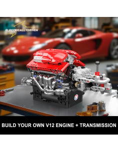 Mould King 10226 Kit Motor V12 863 Piezas Juguete STEM 2