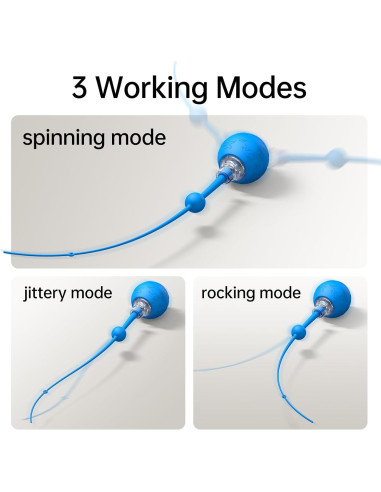 Bola Interactiva para Gatos Morhandisn Azul, Juguete Automático