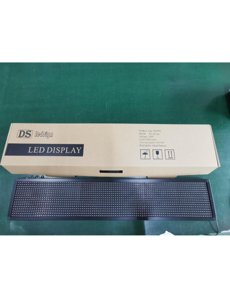 Cartel LED Programable P10 DS ledsign 99x19 cm Color Completo Cartel LED Programable P10 DS ledsign 99x19 cm Color Completo