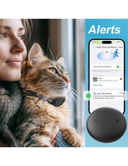 Rastreador GPS para Gatos Vebiso, Impermeable, Sin Cuota Mensual Rastreador GPS para Gatos Vebiso, Impermeable, Sin Cuota Mensual