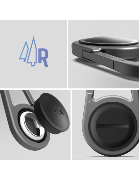 Soporte Carabiner AirTag Rangland - Funda Impermeable y Duradera Soporte Carabiner AirTag Rangland - Funda Impermeable y Duradera