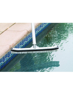 Cepillo de Piscina Poolmaster 20173 45.7 cm Aluminio y Cerdas Combinadas 2