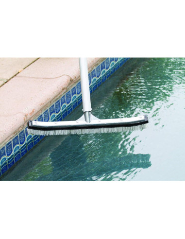 Cepillo de Piscina Poolmaster 20173 45.7 cm Aluminio y Cerdas Combinadas