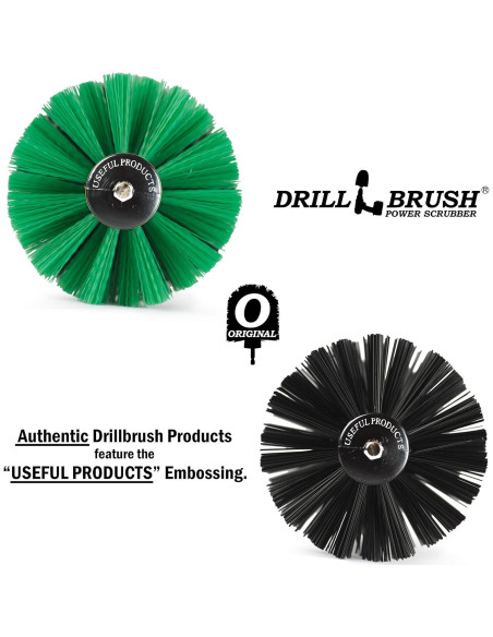 Kit de Cepillos Eléctricos Drillbrush 2 Piezas - Ultra Rígido y Media Rigidez Kit de Cepillos Eléctricos Drillbrush 2 Piezas - Ultra Rígido y Media Rigidez