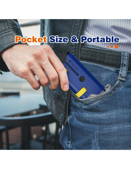 Microscopio de bolsillo TENCCO 100x-250x azul para niños y adultos Microscopio de bolsillo TENCCO 100x-250x azul para niños y adultos