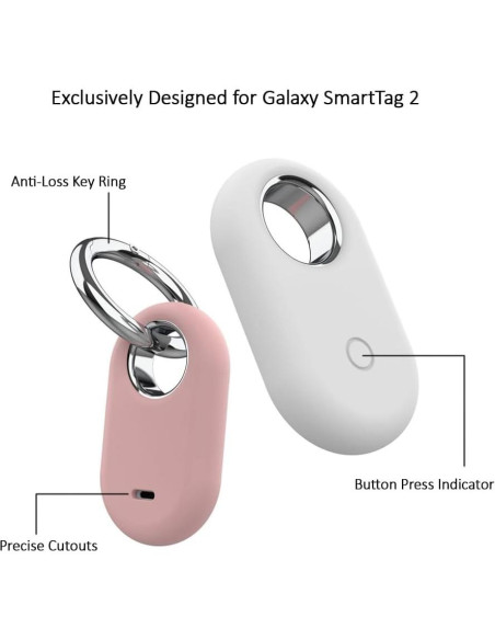 Paquete de 4 fundas de silicona Luckybay para SmartTag2 2023 Paquete de 4 fundas de silicona Luckybay para SmartTag2 2023
