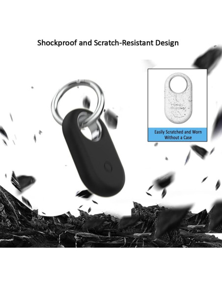 Paquete de 4 fundas de silicona Luckybay para SmartTag2 2023 Paquete de 4 fundas de silicona Luckybay para SmartTag2 2023