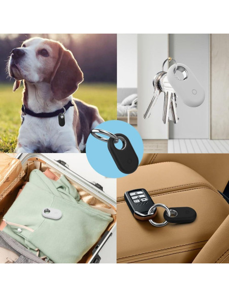 Paquete de 4 fundas de silicona Luckybay para SmartTag2 2023 Paquete de 4 fundas de silicona Luckybay para SmartTag2 2023