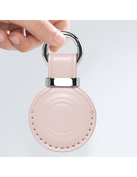 Funda de Cuero Genuino MOLOVA para AirTag - Paquete de 4 Funda de Cuero Genuino MOLOVA para AirTag - Paquete de 4