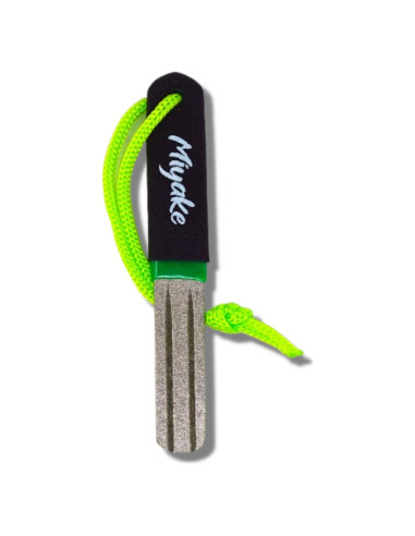 Afilador de Anzuelos de Pesca Miyake Doble Lado Diamante 800/600