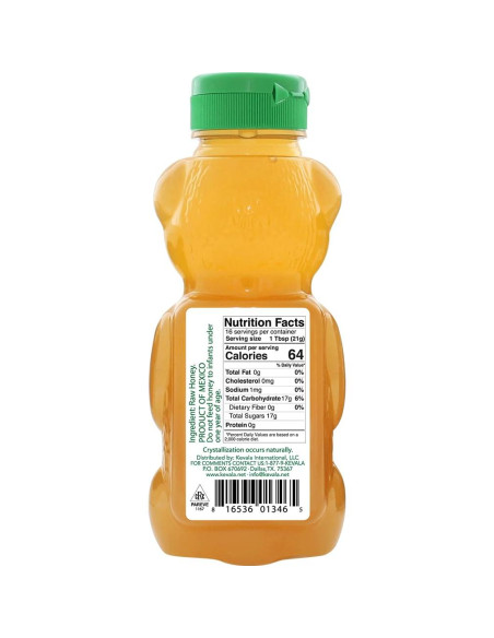 Miel Cruda Sin Filtrar Kevala 340 g - Sin Azúcar Añadido Miel Cruda Sin Filtrar Kevala 340 g - Sin Azúcar Añadido