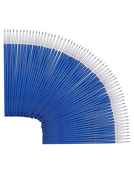 Paquete de 60 Pinceles RUIHCBY Punta Fina para Pintura Paquete de 60 Pinceles RUIHCBY Punta Fina para Pintura
