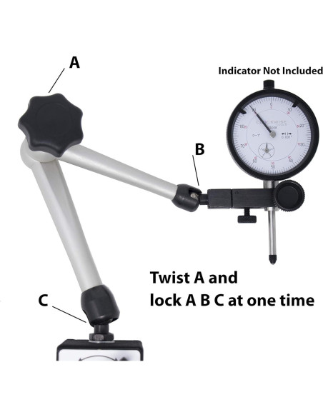 Base Magnética Clockwise Tools MGBR-01 Soporte 79.83kg Base Magnética Clockwise Tools MGBR-01 Soporte 79.83kg