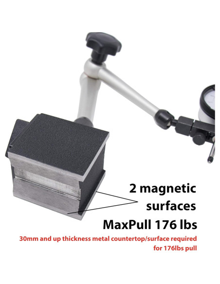 Base Magnética Clockwise Tools MGBR-01 Soporte 79.83kg Base Magnética Clockwise Tools MGBR-01 Soporte 79.83kg