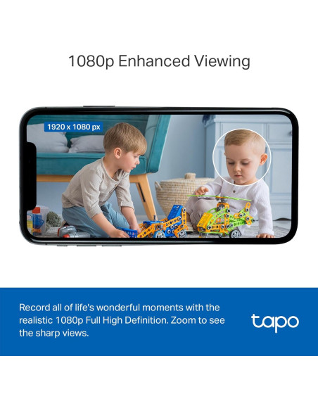 Cámara de Seguridad Interior TP-Link Tapo C101 1080P Wi-Fi Cámara de Seguridad Interior TP-Link Tapo C101 1080P Wi-Fi