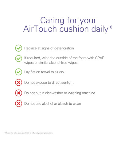 Almohadilla Nasal CPAP ResMed AirTouch N20 - Pequeña
