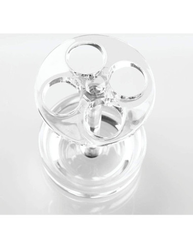 Soporte para Cepillos de Dientes InterDesign Eva Transparente