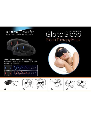 Máscara de Sueño Sound Oasis GTS-2000 con Puntos Glo