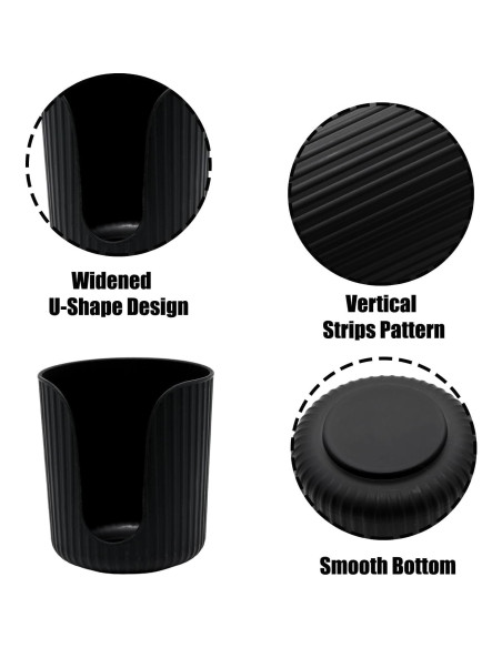 Dispensador de Tazas de Papel Wuyituart Negro 3oz-5oz Dispensador de Tazas de Papel Wuyituart Negro 3oz-5oz