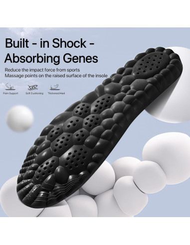 Plantillas Ortopédicas Dreamust 4D para Alivio de Dolor - Negro S