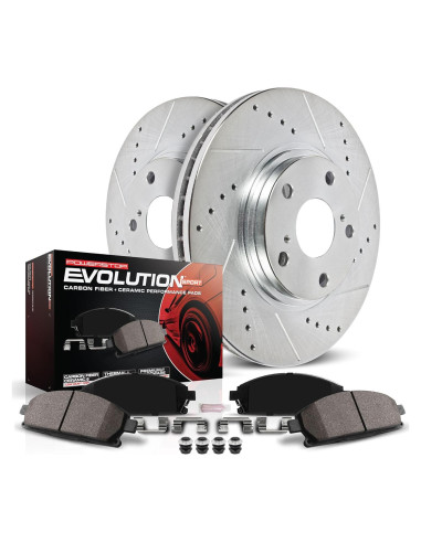 Kit de Freno Deportivo Power Stop K4671 con Discos Perforados