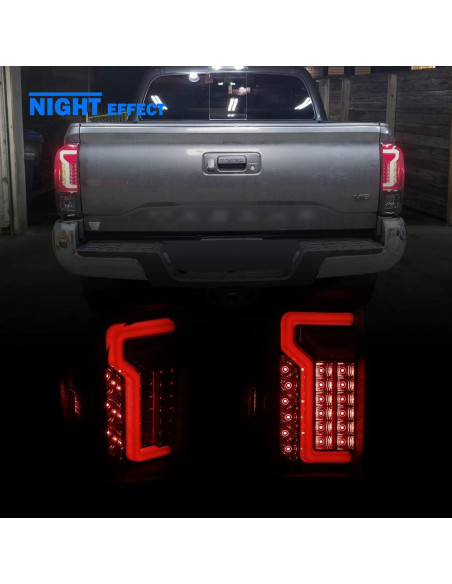 Luces Traseras LED WOLFSTORM para Toyota Tacoma 2016-2023 Luces Traseras LED WOLFSTORM para Toyota Tacoma 2016-2023
